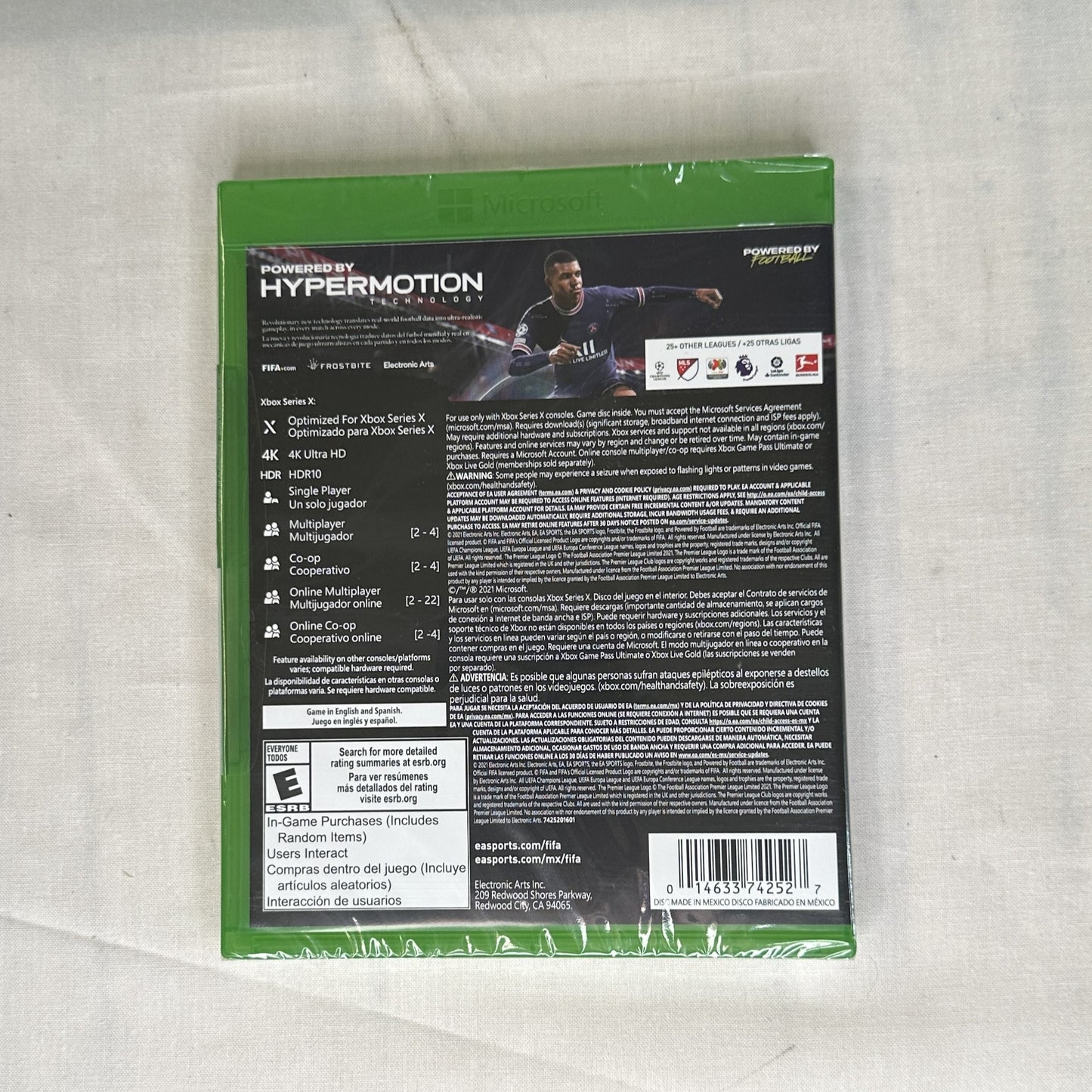 Electronic Arts FIFA 22 Xbox Series X Rated E "Hyper Motion Technology"