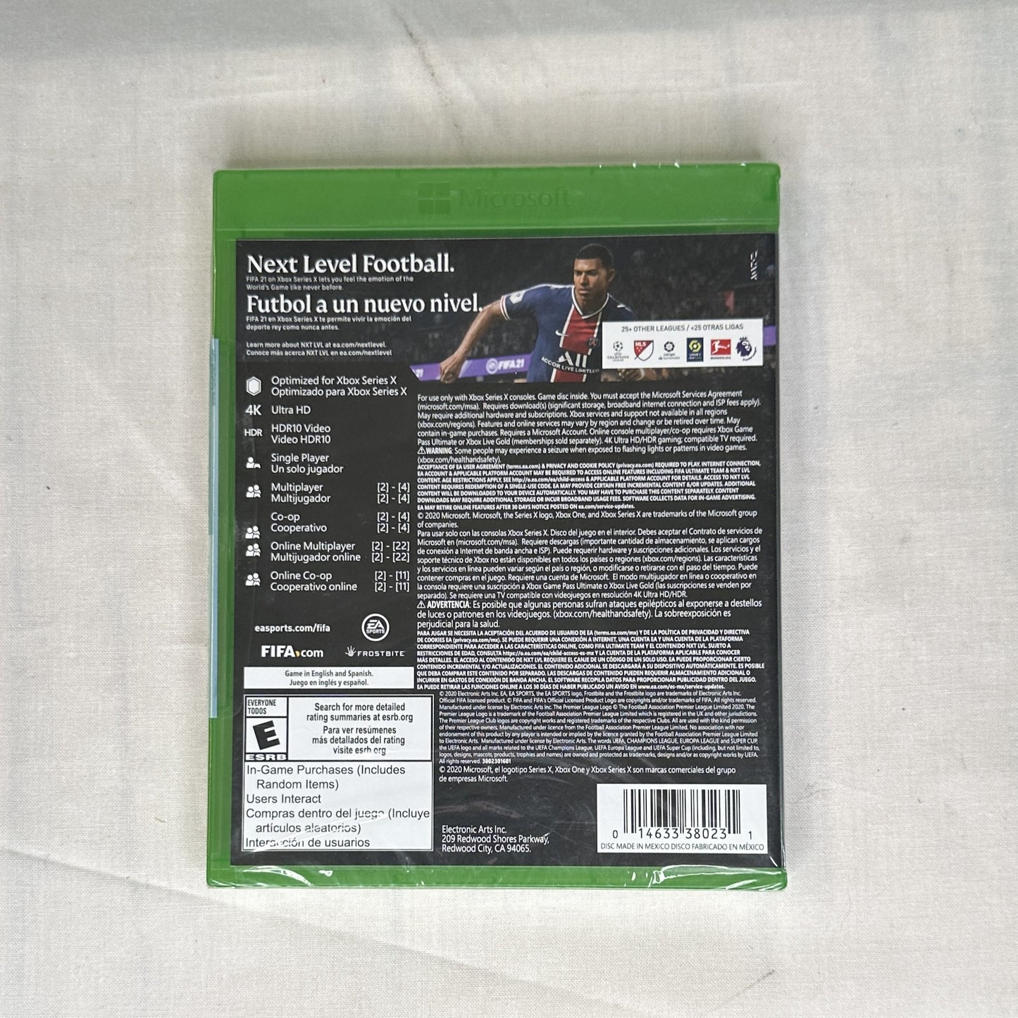 Electronic Arts FIFA 21 Xbox Series X Next Level Content 4k HDR
