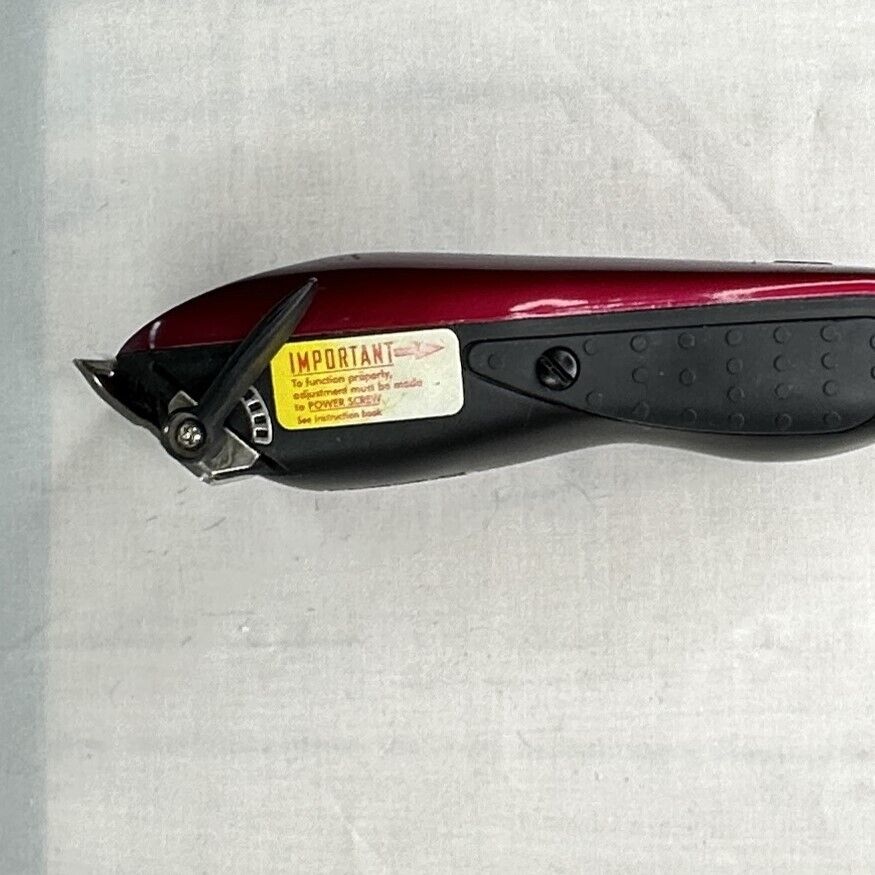 Conair Red Hair Trimmers HC275WR *Tested Working* Multiple Lengths Kit and Case