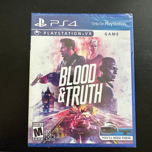 Blood & Truth PlayStation VR Video Game Rated M Elite Spec Ops