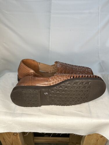 Authentic Hispanic Huarache Sandals Leather Sandal Slippers Hand Woven And Made