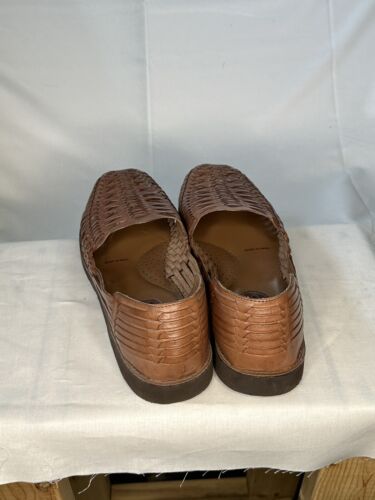 Authentic Hispanic Huarache Sandals Leather Sandal Slippers Hand Woven And Made