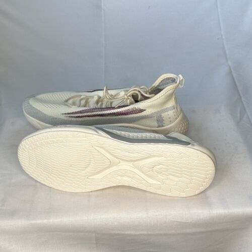 White And Colorful Kanye Knock Offs Lace Up Size 10.5 Breathable Fabric