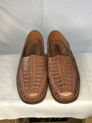 Authentic Hispanic Huarache Sandals Leather Sandal Slippers Hand Woven And Made